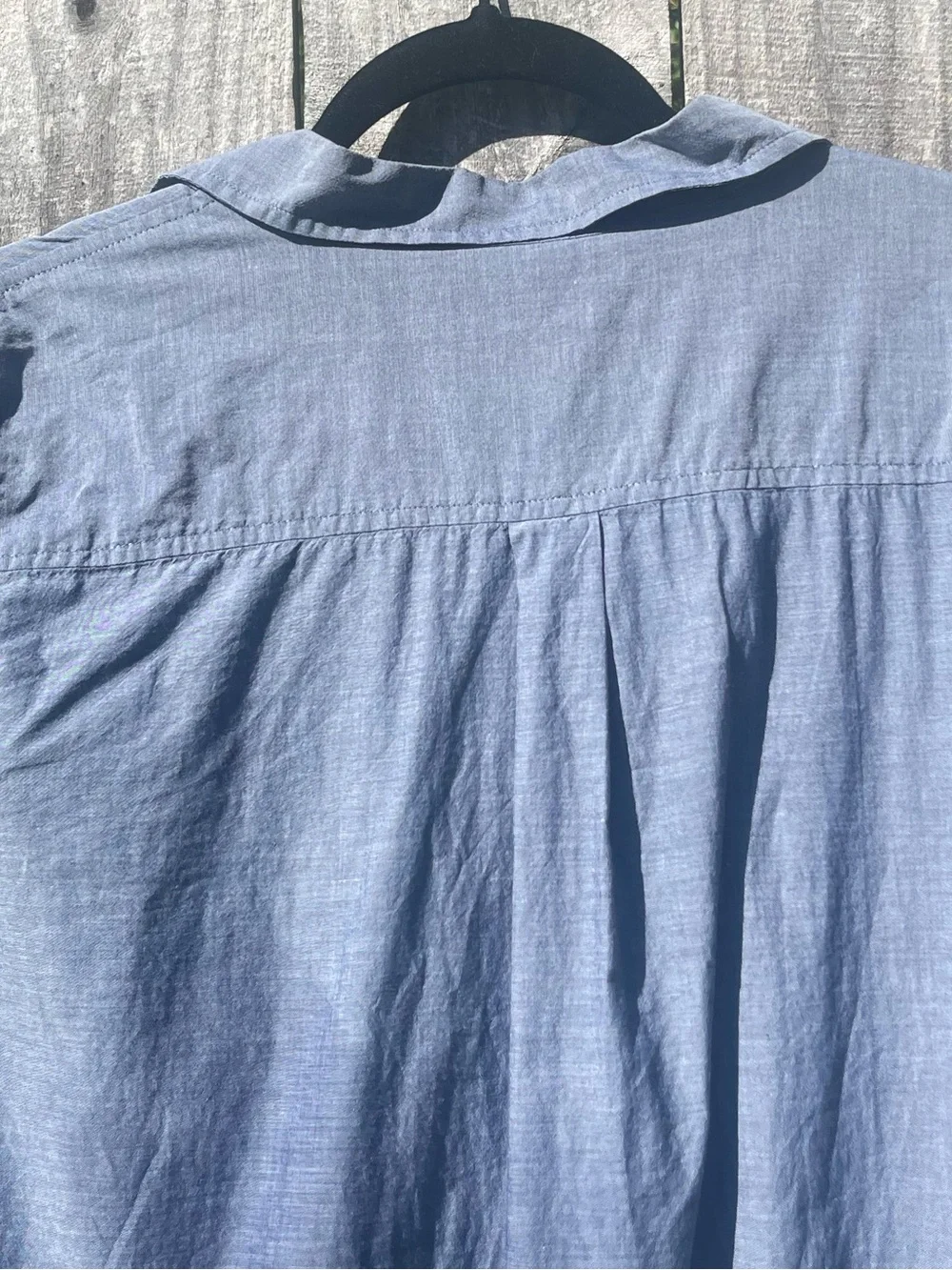 J. Crew Light Chambray Blue Tunic Mini Dress